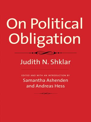 cover image of On Political Obligation